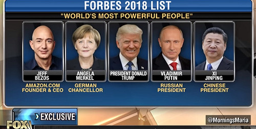 最有權勢人物 習近平擠下4連霸普亭 川普排第3