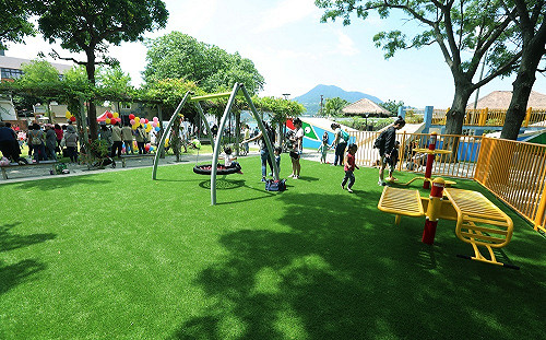 小朋友快來！舢舨船共融性遊具就在淡水河畔