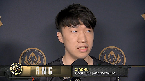 英雄聯盟季中賽》 打誰都可以！ RNG Xiaohu：不在意選擇權