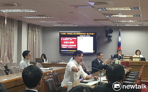 憲法訴訟法審查 黃國昌質疑立委釋憲門檻過高