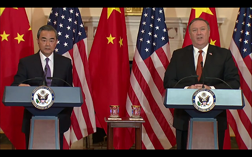 與美國務卿通話  王毅籲不要走太遠  慎重妥處經貿與涉台議題