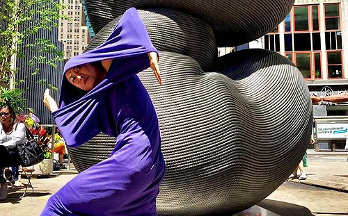 台灣舞蹈家紐約演出  與鋼纜雕塑擦出火花