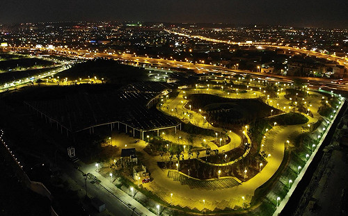 水楠智慧城中央公園  天池花市綠能創新意