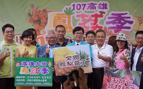 參加大樹鳳荔季  陳其邁提出「農業五策」健全產銷體系