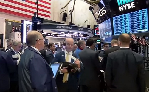 怕怕！美中掀貿易戰 美股開盤重挫逾400點