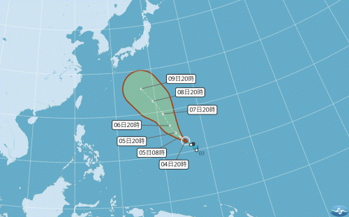 午後防過量級紫外線！第8號輕颱「瑪莉亞」暫對台無影響