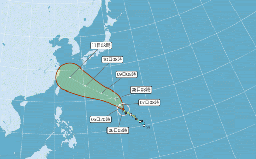 颱風瑪莉亞轉中颱！中南部7縣市慎防大雨