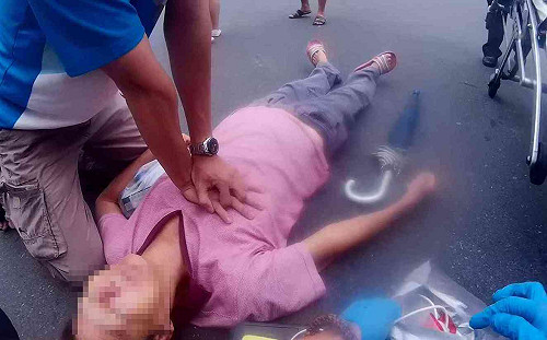 婦人瀕死！休假消防隊員「自動加班」搶回一命