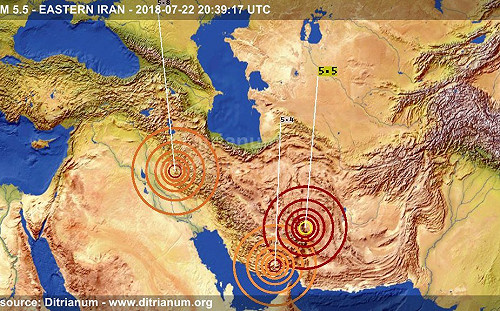 伊朗1日3震  西部5.9強震晃不停287人傷