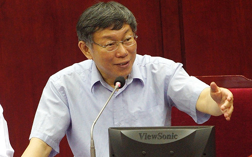 韓國瑜稱為中華民國不惜粉身碎骨 柯文哲：太過雞皮疙瘩