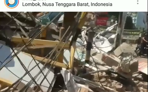 6.9強震震碎上萬人的家  印尼龍目島竟上升25公分