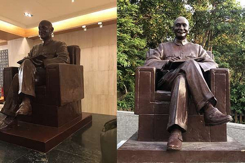 政大蔣公銅像遷移完畢了！校友牽線搬到這....