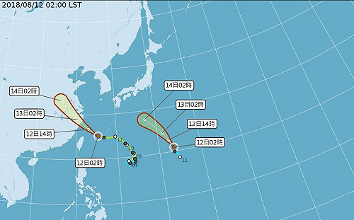 「摩羯」剛走 「麗琵」颱風接連接生 北台注意強降雨