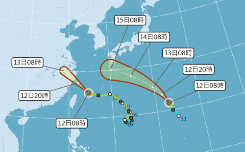 一颱接一颱  今外圍環流致大雨