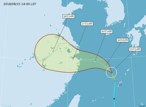 第18號颱風「棕櫚」形成！氣象局：海警發布可能性低