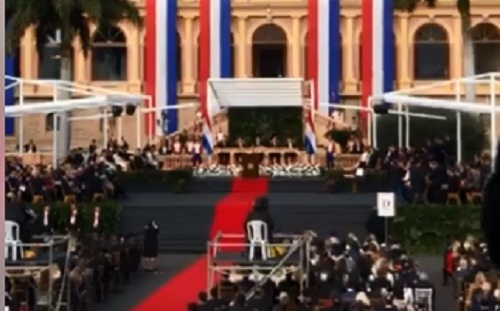 蔡總統臉書直播巴拉圭總統就職典禮 不忘為亞運國手加油