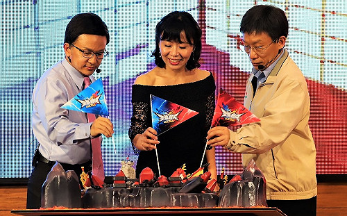 台北市雙候選人站台！全球首款AR電競手遊《聖域對決》上市