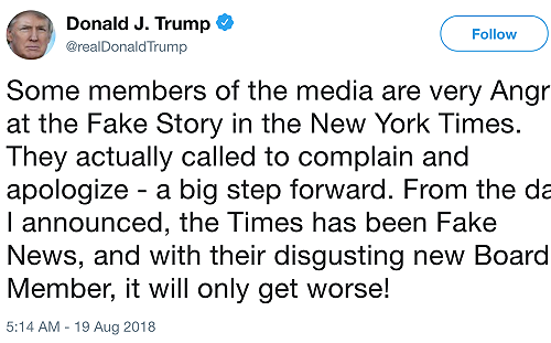 川普痛批通俄門調查 否認白宮顧問麥甘是告密者