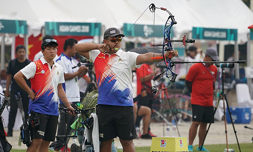 亞運複合弓混雙  中華隊挺進金牌戰