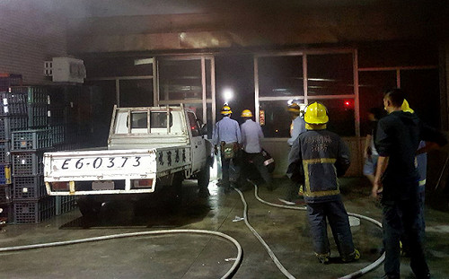 澎第三漁港冷藏庫悶燒  幸無人傷亡