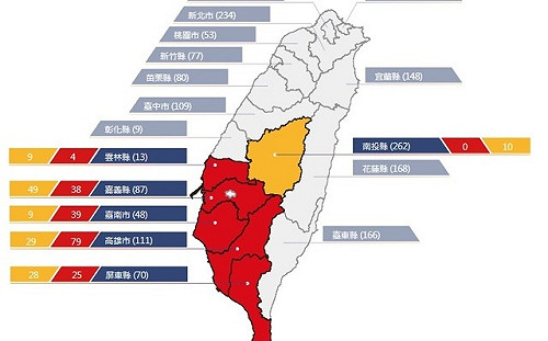 雨勢稍緩！全台土石流紅警降至185條