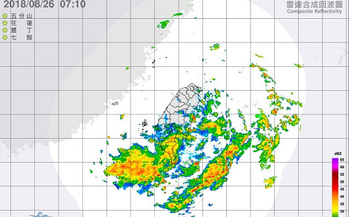 今起連4天雨炸中南部 越晚雨越大恐致災