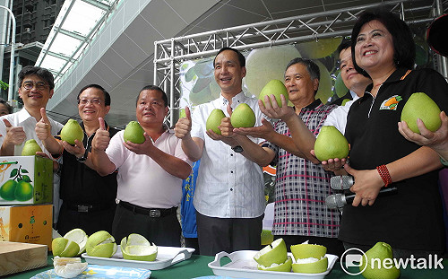 超強拍賣員朱立倫 3分鐘賣200多箱文旦