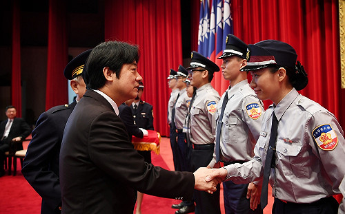 警大82週年校慶開學典禮 賴清德盼學子成社會安定力量