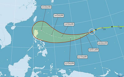 「山竹」明日恐變成強颱！周末最接近台灣