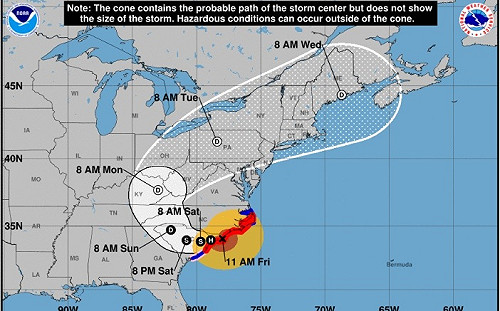 颶風佛羅倫斯美東登陸釀災 150人受困50萬人斷電