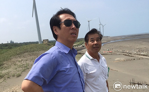 訪視離岸風電  陳學聖：錯誤決策樂了財團苦了人民