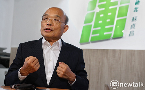 戰六都系列》朱為侯塗脂抹粉！蘇貞昌：我一個政見 新北市府用5篇稿替他講話