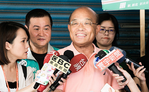 祖父疑遭網軍抹黑  蘇貞昌：用選票制止惡質選舉文化