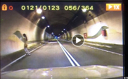 國道半夜經見裸女 駕駛嚇壞：搞什麼東西