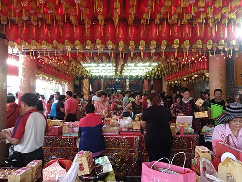 中秋節來斗六福德宮吃平安福食－隨到隨吃，吃免驚