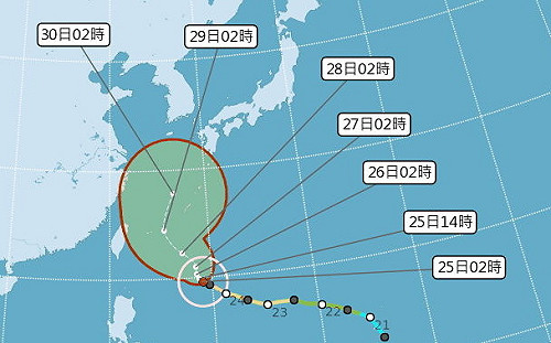 潭美北修侵台機率大降！專家：關鍵看周五
