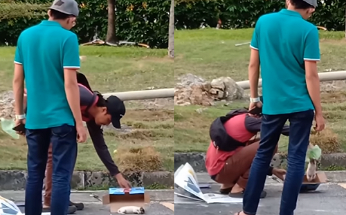 影／暖男救乳犬遭狗媽「火大趕人」　手刀奔飛網笑到噴淚