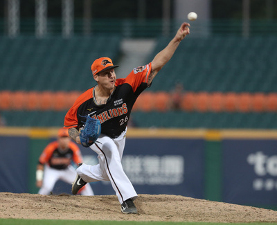 中職首場完全比賽！統一獅洋投瑞安興奮嗨喊超級棒