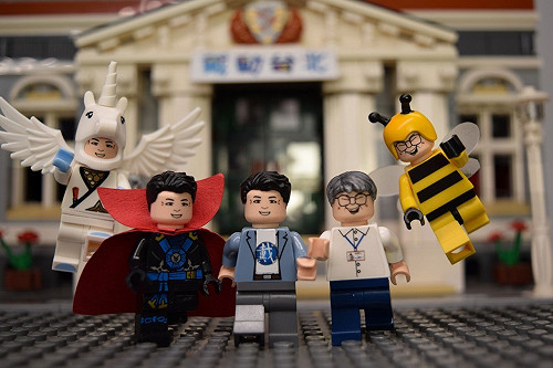 (影) 藍議員推樂高形象影片 只見柯文哲不見丁守中