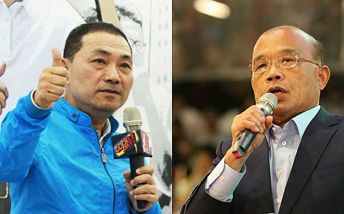 新北市長黃金交叉？侯友宜支持度領先蘇20％