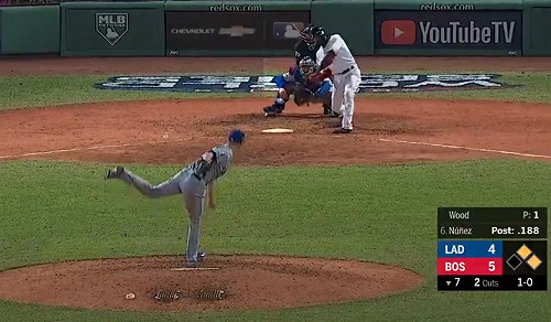 MLB／努涅茲關鍵3分砲　紅襪世界大賽首戰8:4戰勝道奇