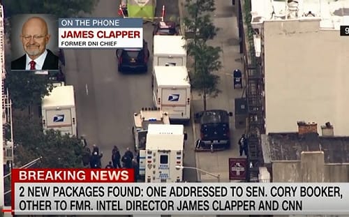 美又攔截2炸彈包裹  收件人前情報總監、民主黨議員