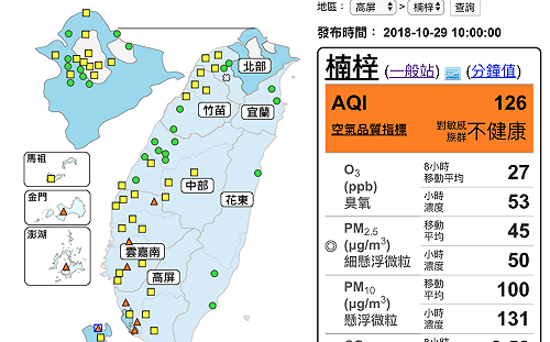 雲嘉南高屏澎金7縣市空品不佳！ 環保署：外出應戴口罩