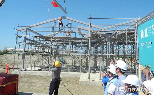 北臺灣最大考古公園上樑 第一期預計明年5月開放