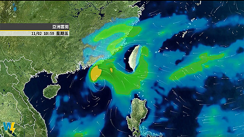 「玉兔」將減弱為熱帶性低氣壓！但仍需慎防豪雨發生 