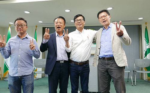 陳其邁憶當年參野百合衝勁  學運世代戰友聚首力挺