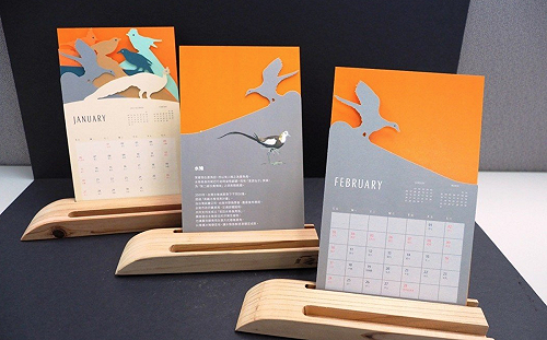 12種珍稀鳥類當主角！高鐵2019桌曆「只送不賣」