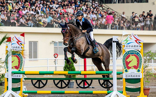 亞洲馬術青少年錦標賽  台中子弟林子嚴、陳臻奪下冠亞軍