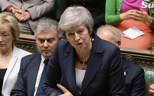 梅伊國會演說鼓吹脫歐協議  強硬派議員揚言阻撓