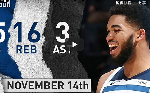 NBA／鵜鶘板凳無力　狼王、威金斯合砍48分灰狼2連勝